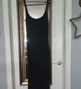 Wilfred Black Ribbed Dress